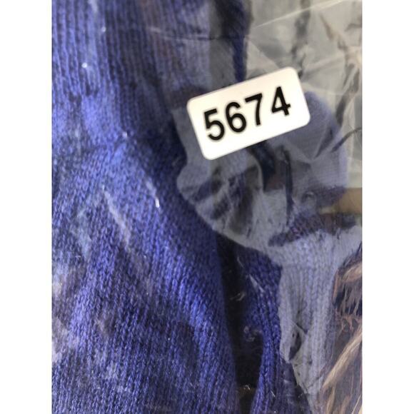 J. Crew Merino Wool Sweater Turtleneck Blue NWT XL - Picture 7 of 7